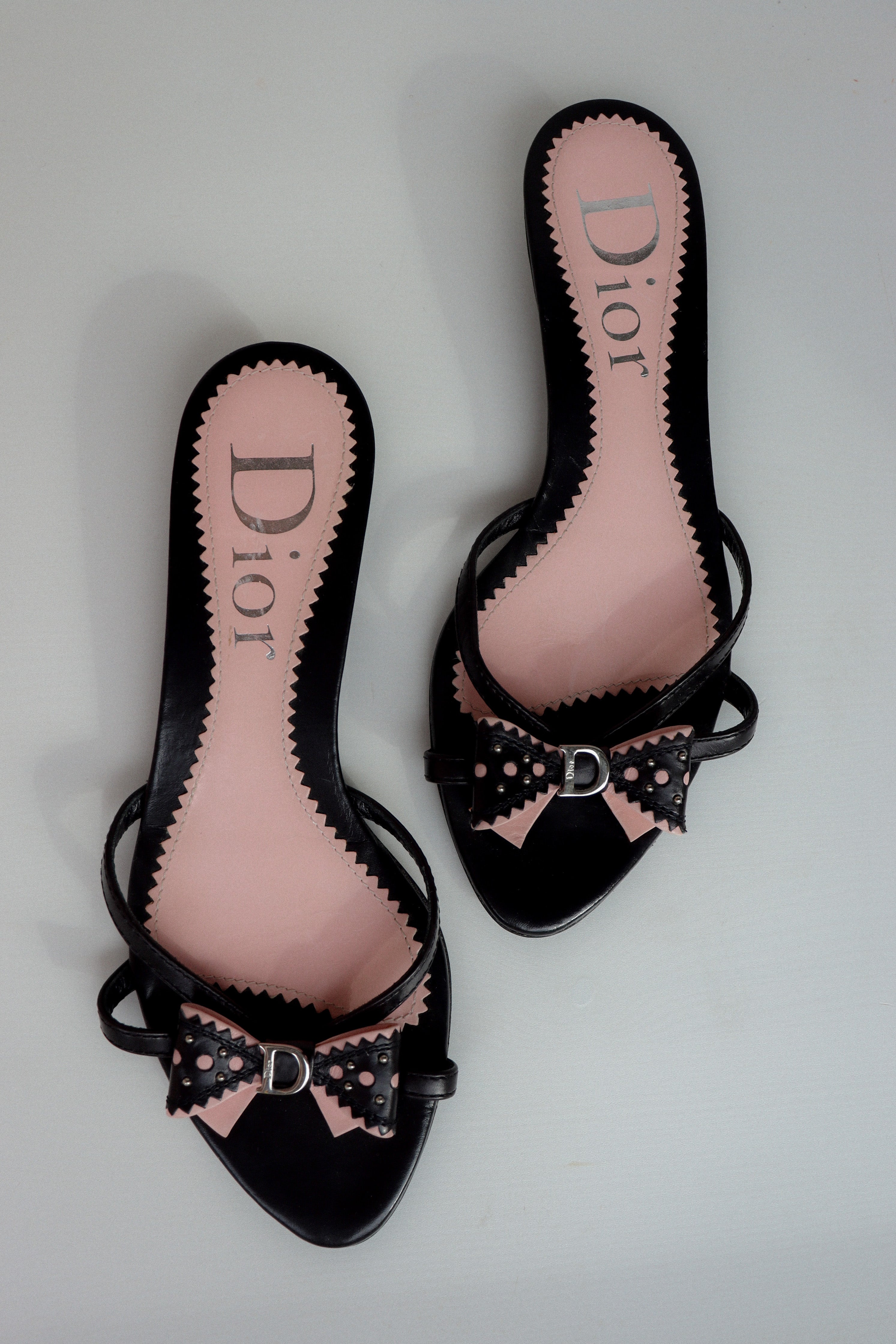 Dior Vintage Trotter Heel  Black ankle strap heels Dior shoes Shoes  women heels